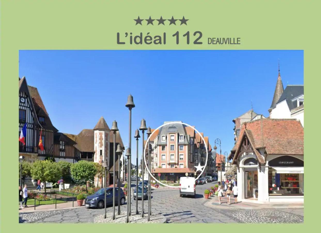 L'Ideal 112 - 85M2, 2 Chambres, Parking & Cabine De Plage Deauville Exterior foto