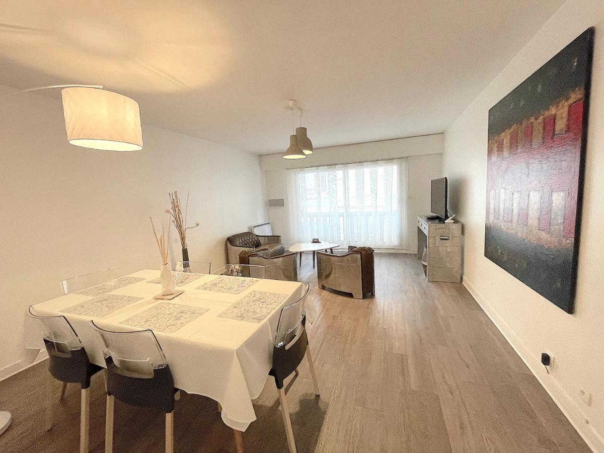 L'Ideal 112 - 85M2, 2 Chambres, Parking & Cabine De Plage Deauville Exterior foto