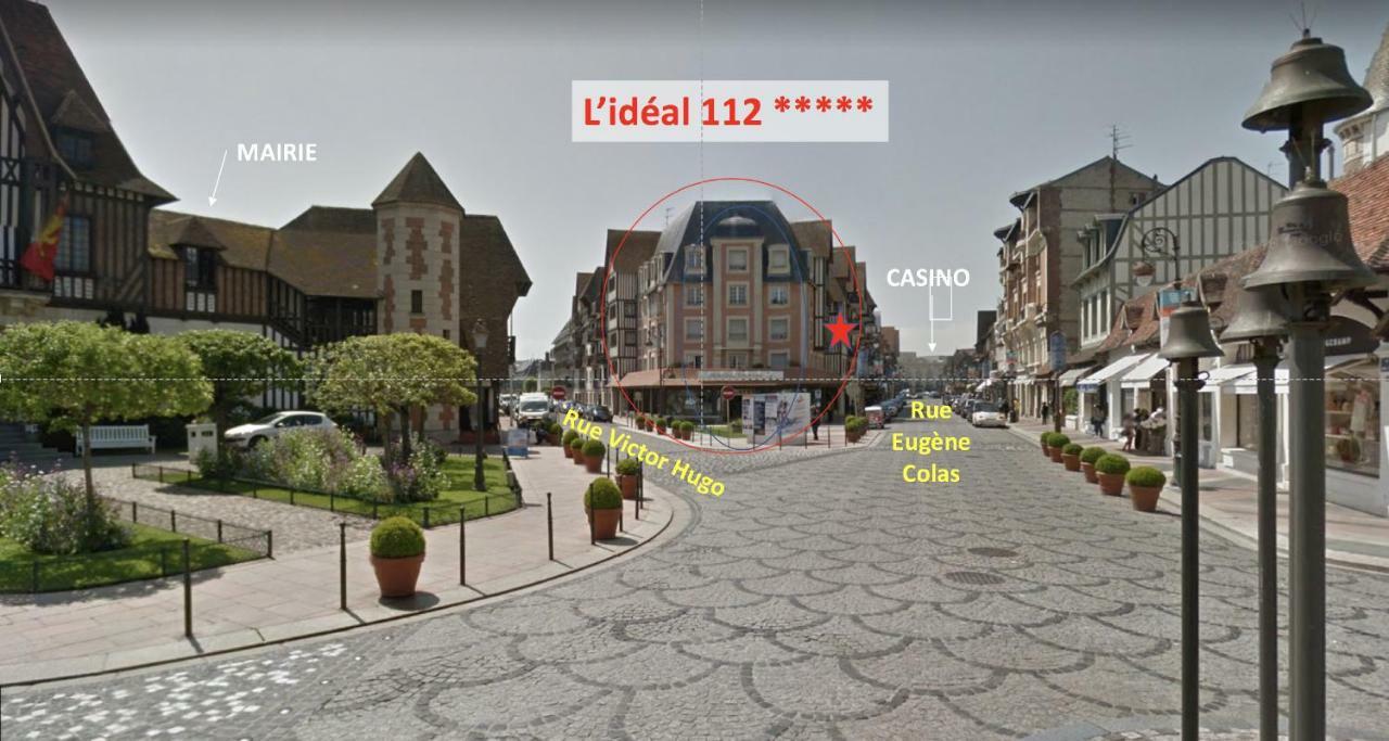 L'Ideal 112 - 85M2, 2 Chambres, Parking & Cabine De Plage Deauville Exterior foto